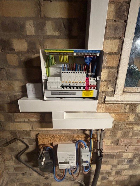 Consumer unit after upgrade